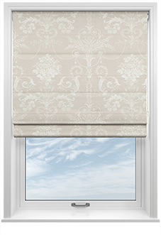Laura Ashley Josette, Dove Grey - Roman Blind